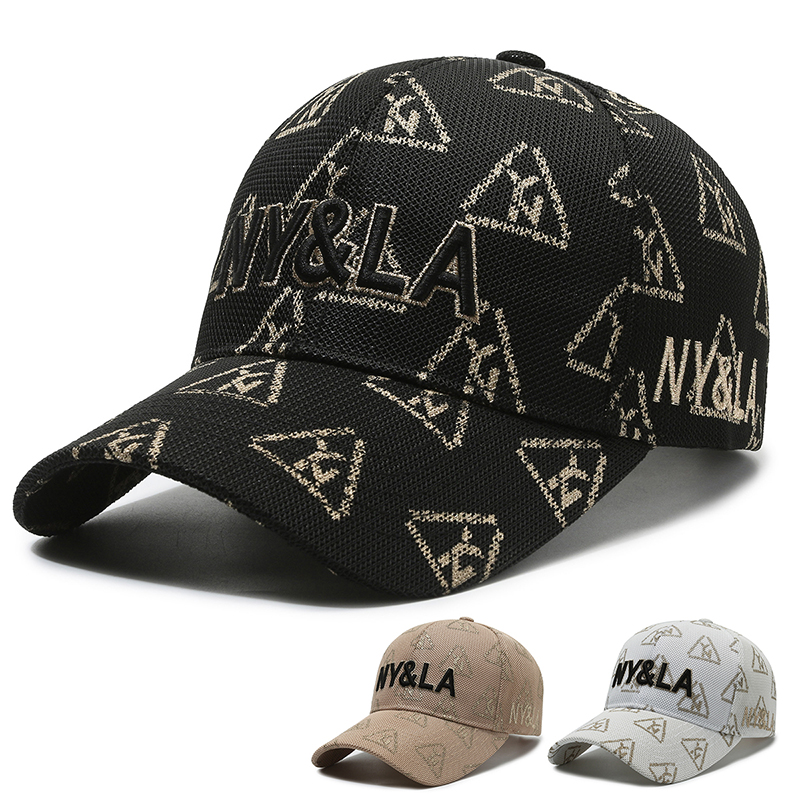 NY&LA三角标网帽